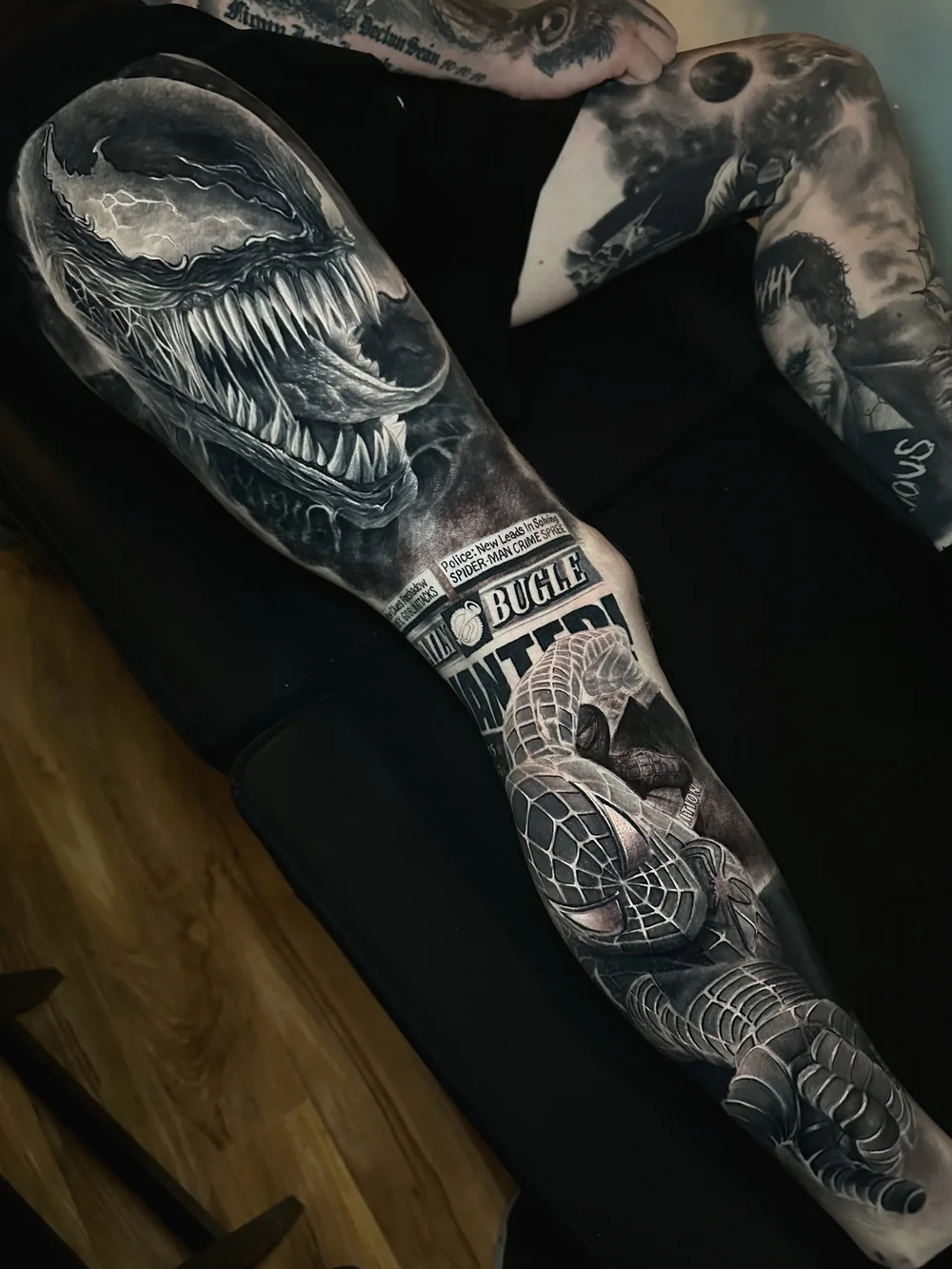 Venom & Spider-Man, full sleeve